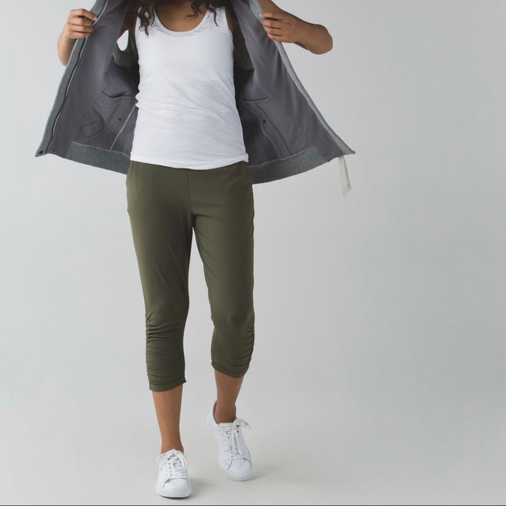Sunset salutation crop leggings | Lululemon